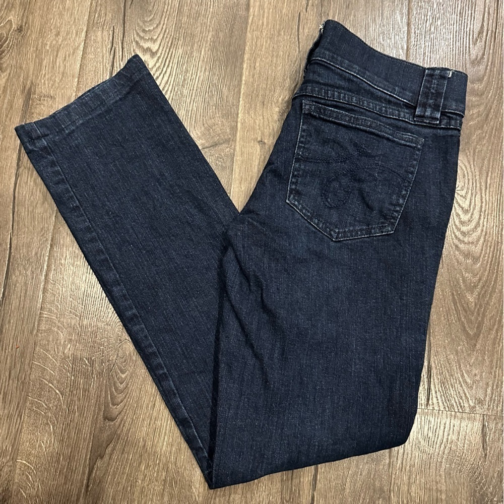 Juicy Couture Jeans Womens 26 Blue Low Rise Dark Wash 5 Pocket The Kate *hemmed